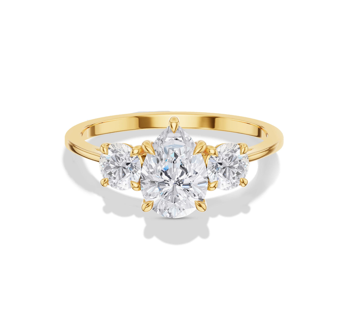pear shaped engagement ring