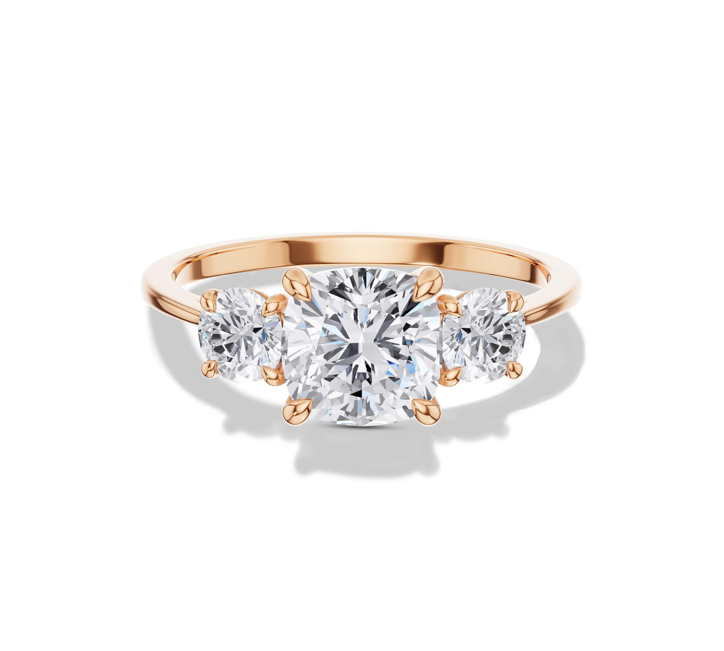 cushion cut engagement ring