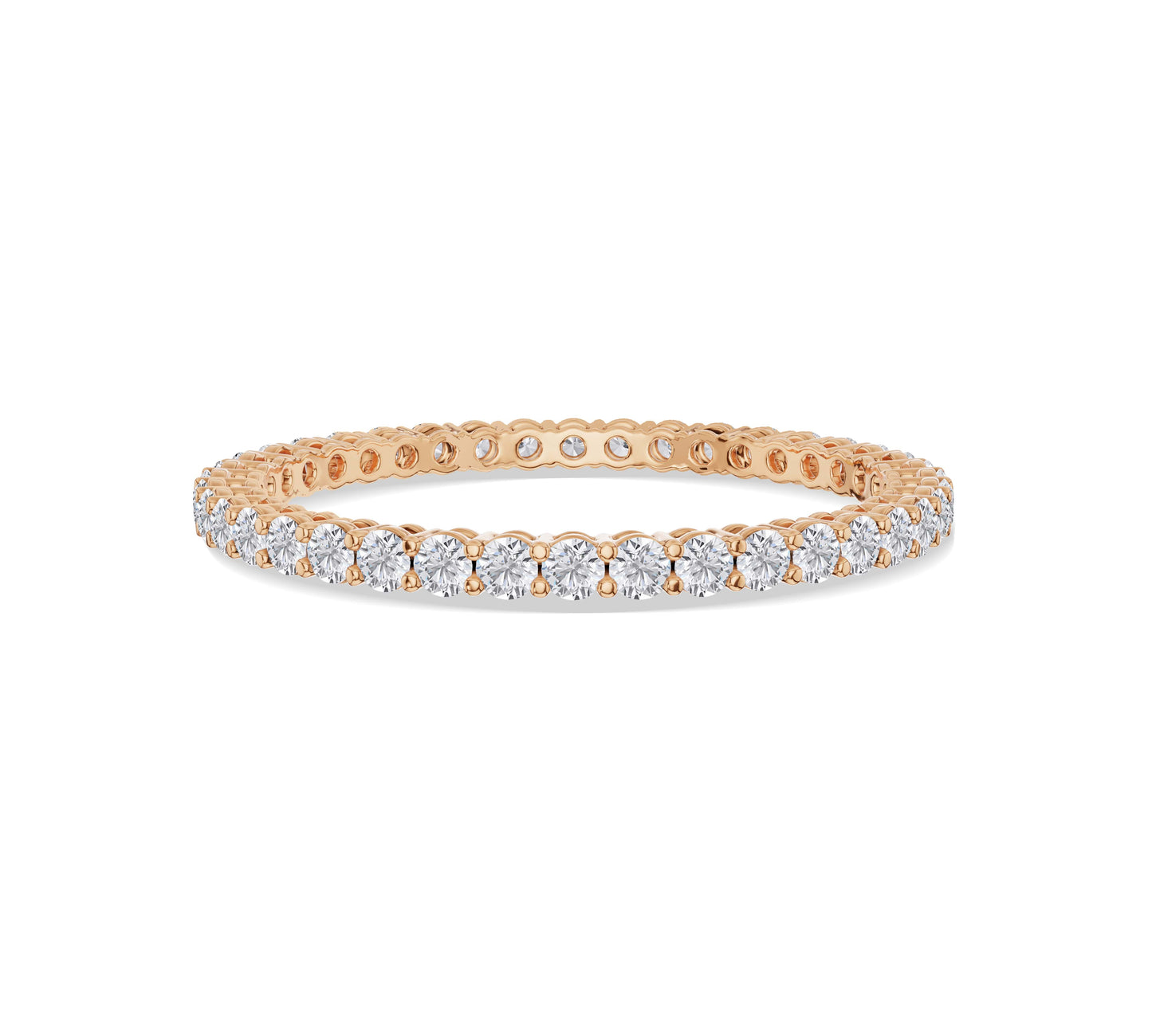 Timeless gold diamond eternity ring