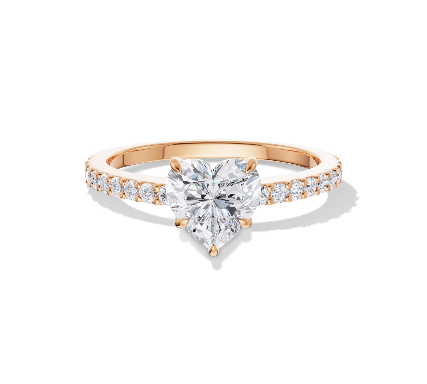 heart shape diamond ring