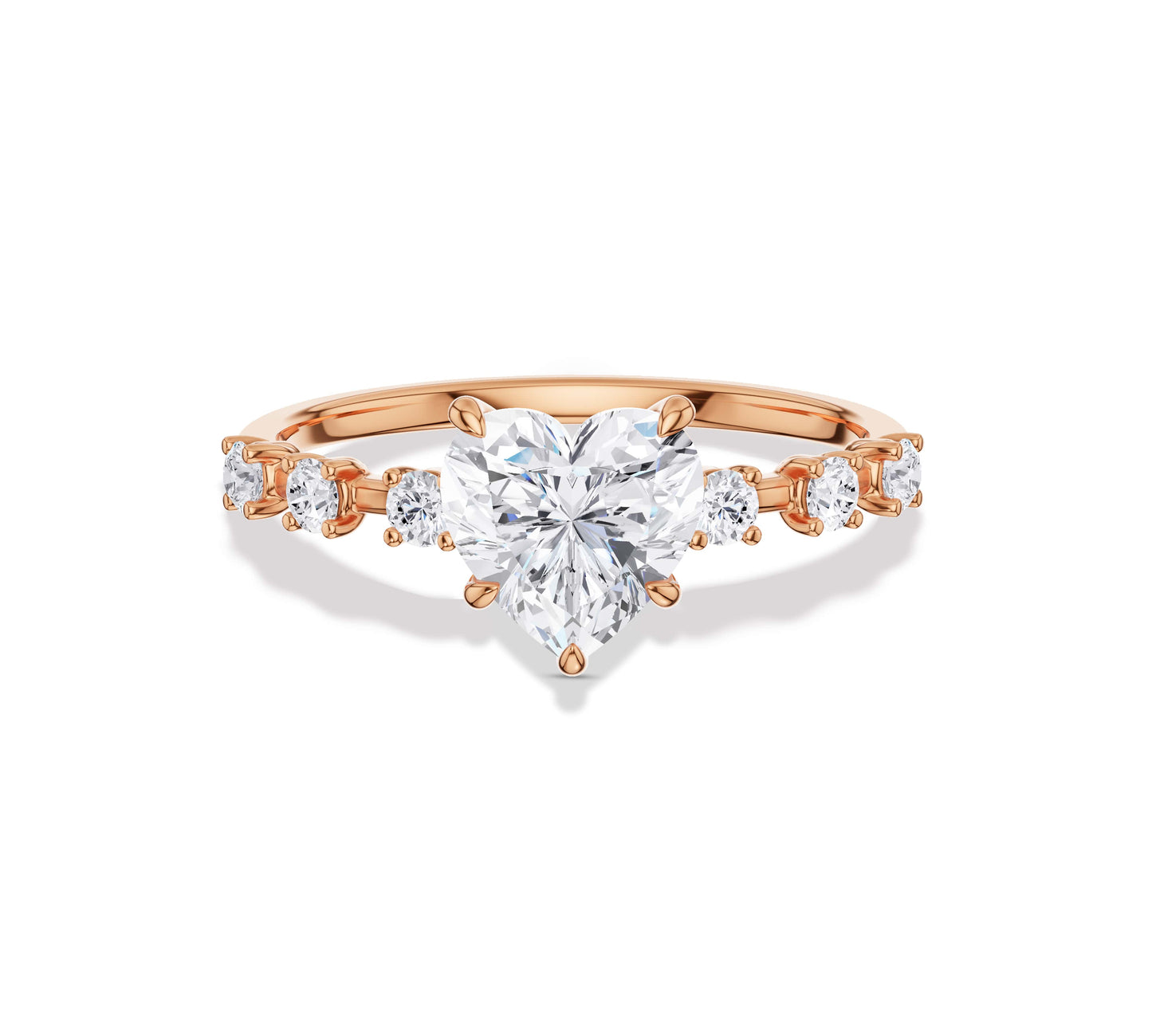 heart diamond ring engagement