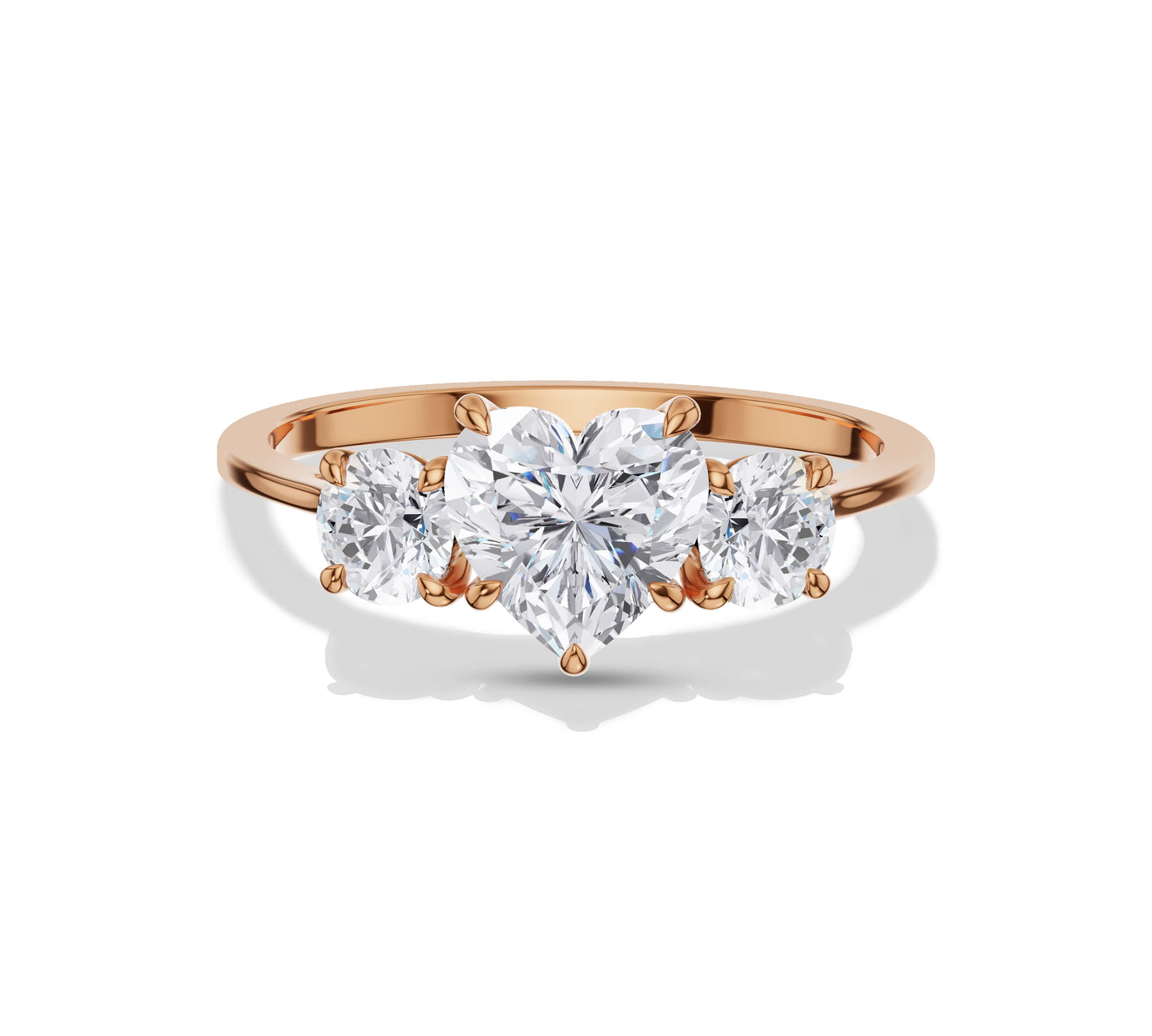 heart shape engagement ring