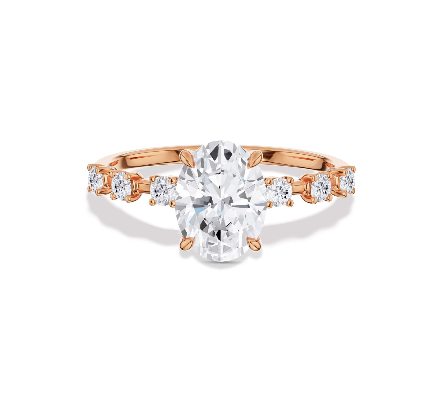 oval diamond engagement ring