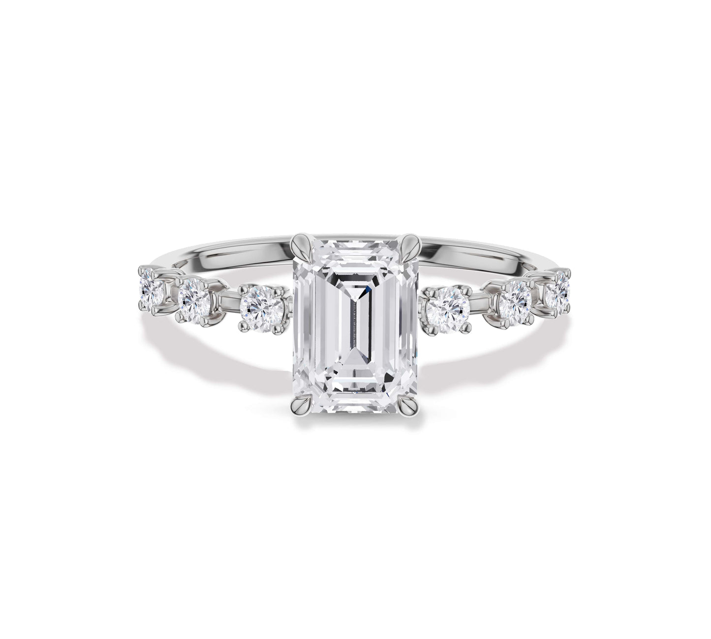 emerald and diamond ring
