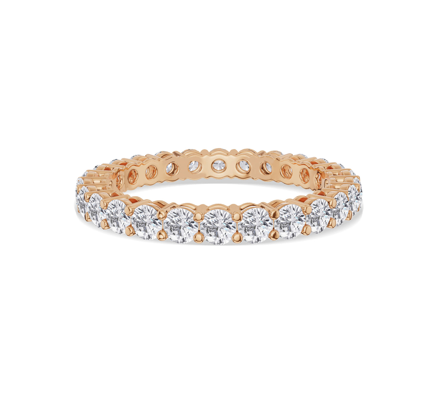 Stunning full eternity band for bridal or stack