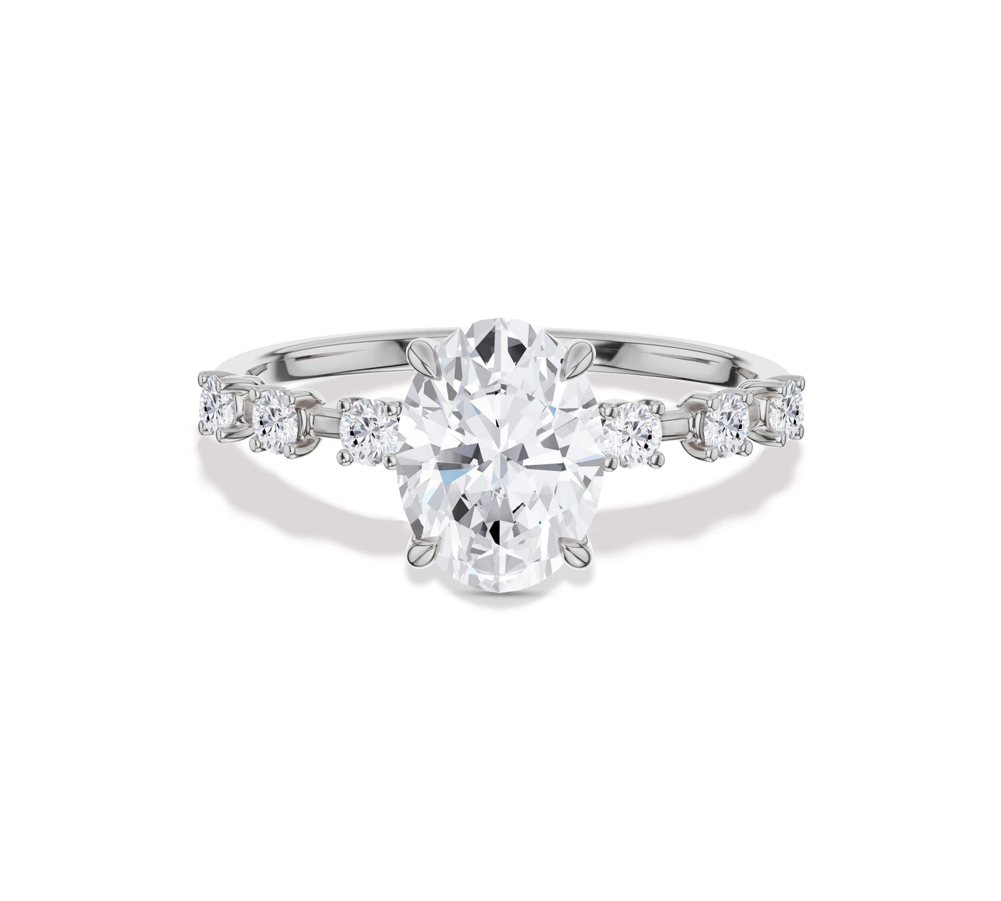 oval engagement rings diamond