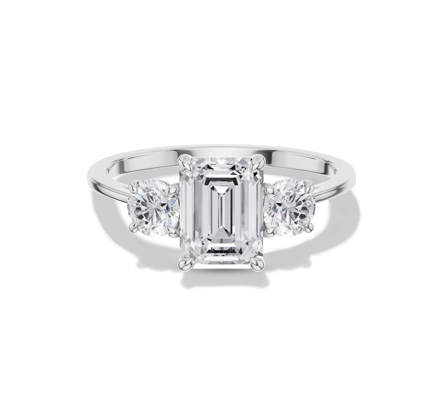 white gold engagement ring