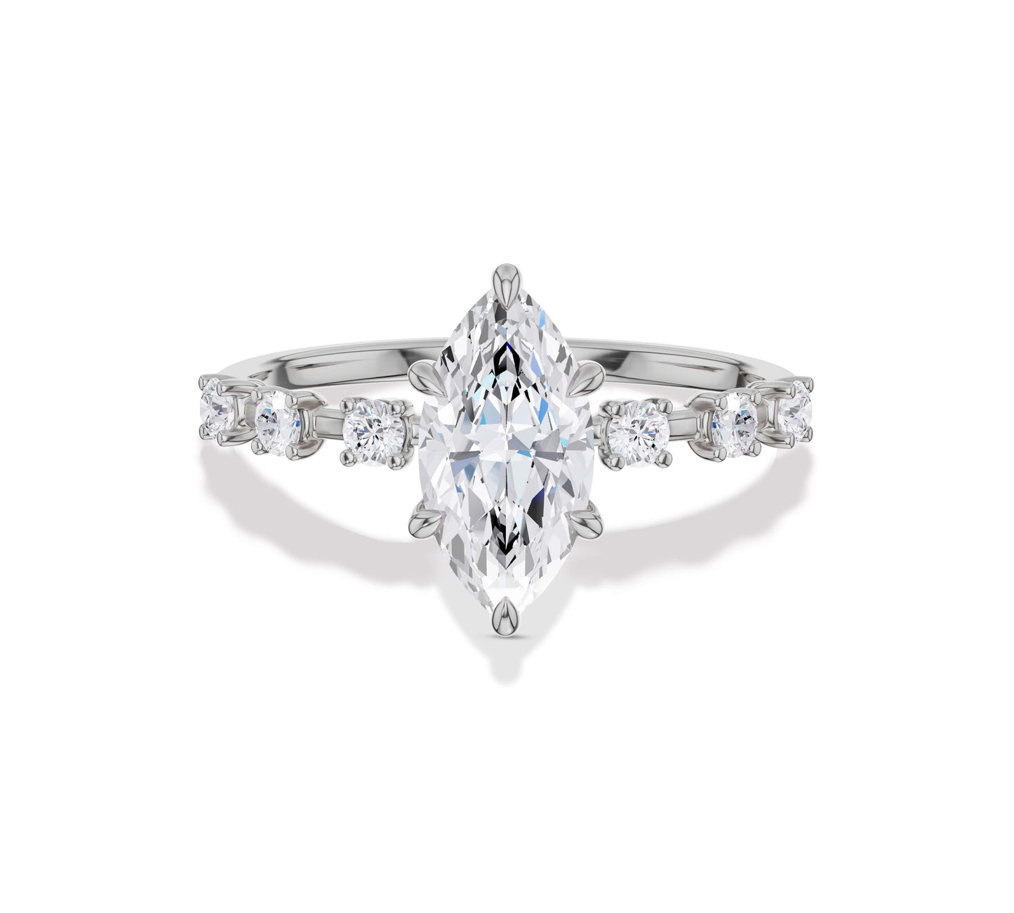 marquise moissanite ring