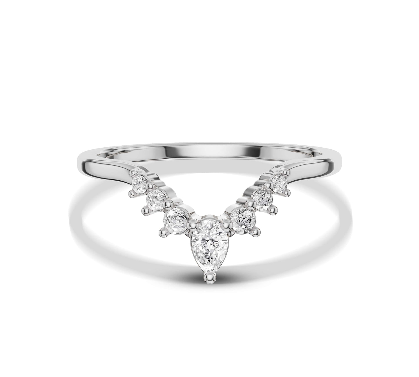 teardrop diamond rings