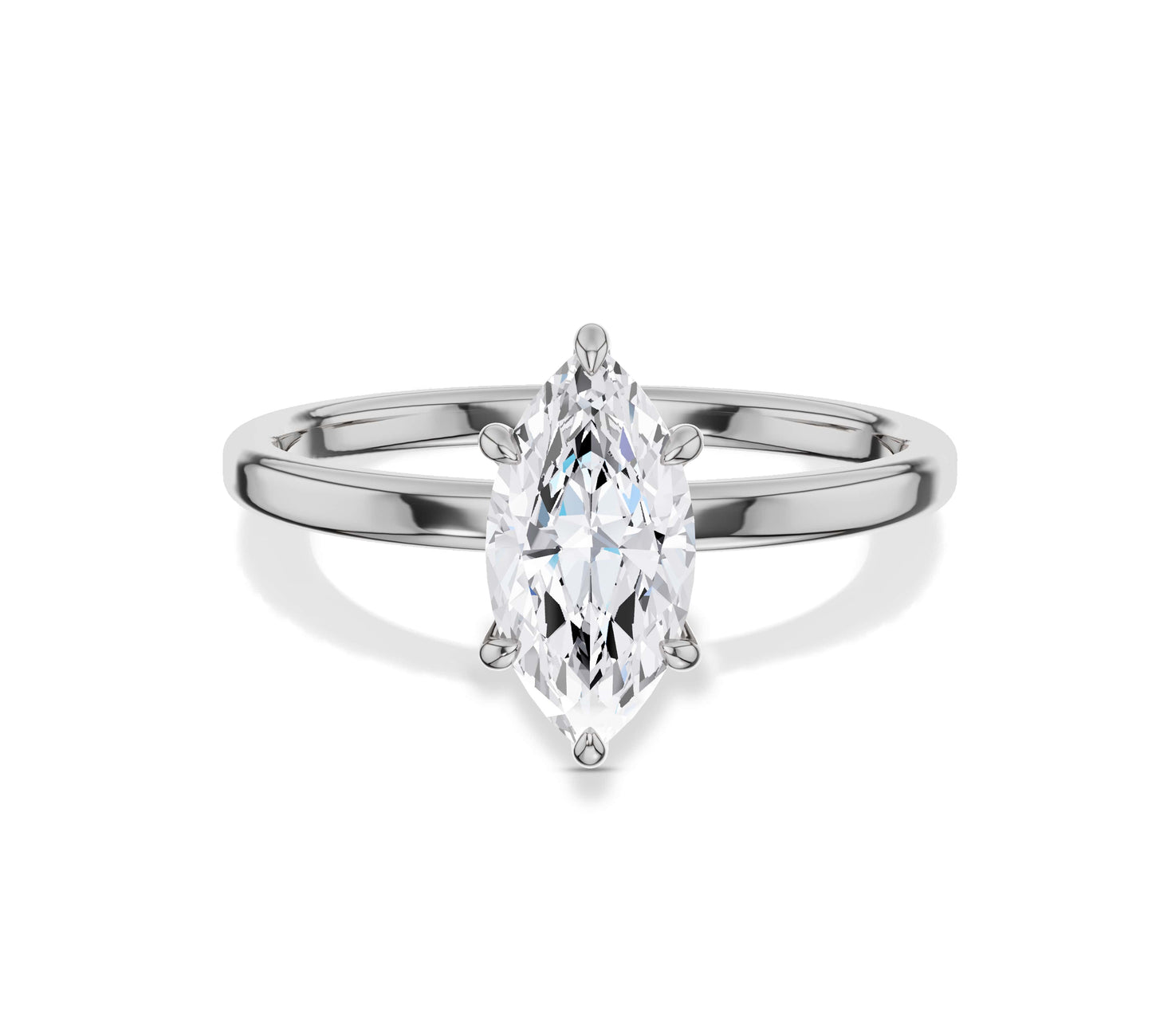Dainty marquise diamond engagement ring perfect for proposals