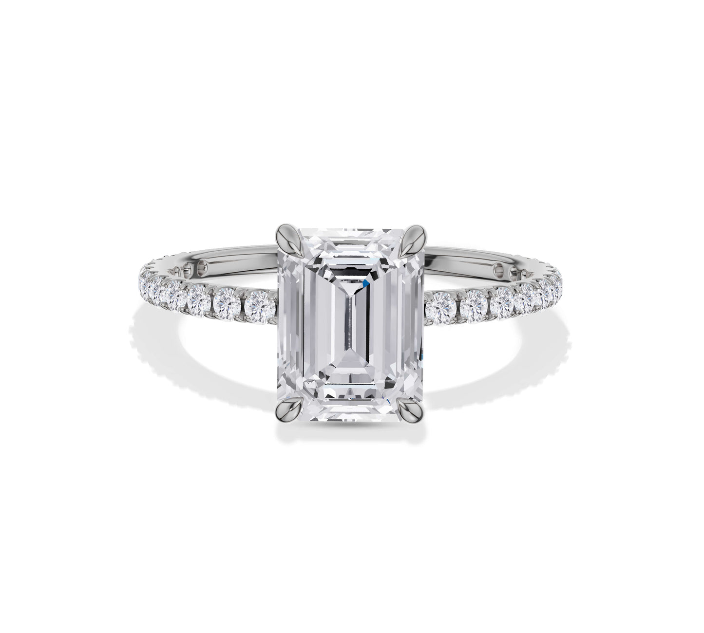 emerald & diamond ring