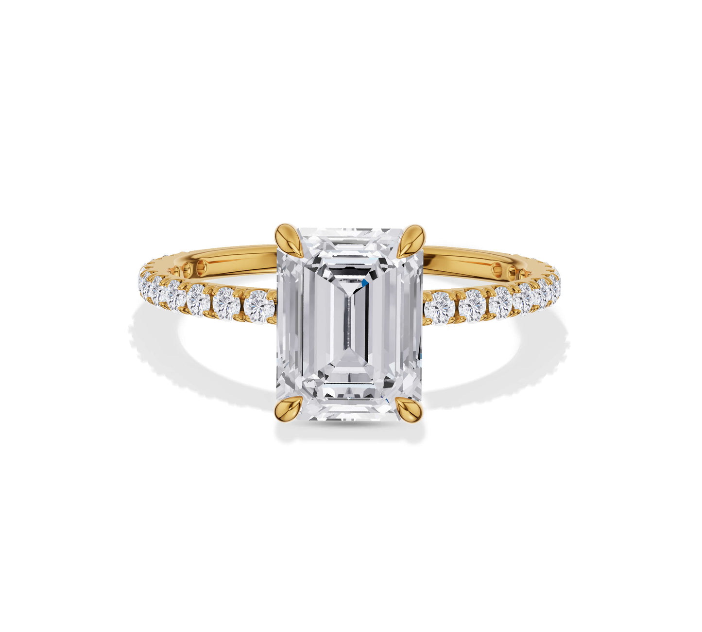 emerald cut engagement rings