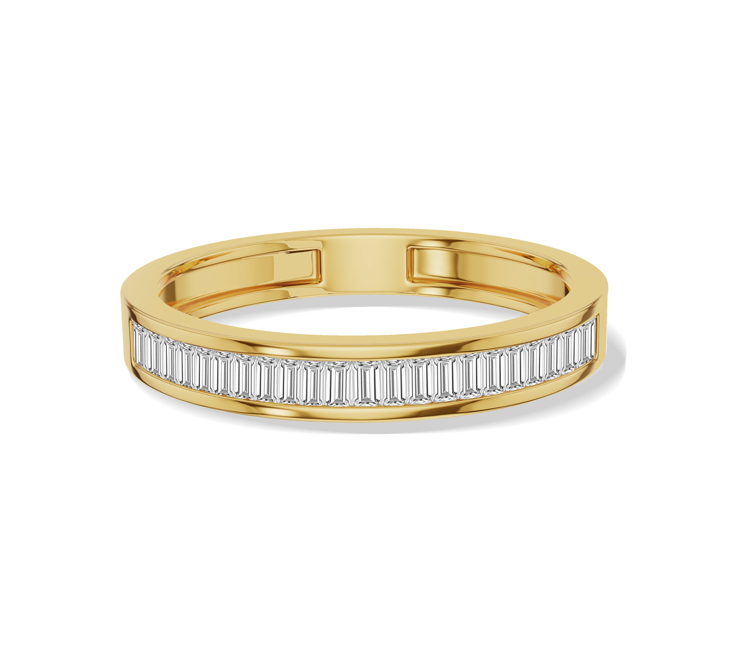 Baguette Diamond Channel Set Ring