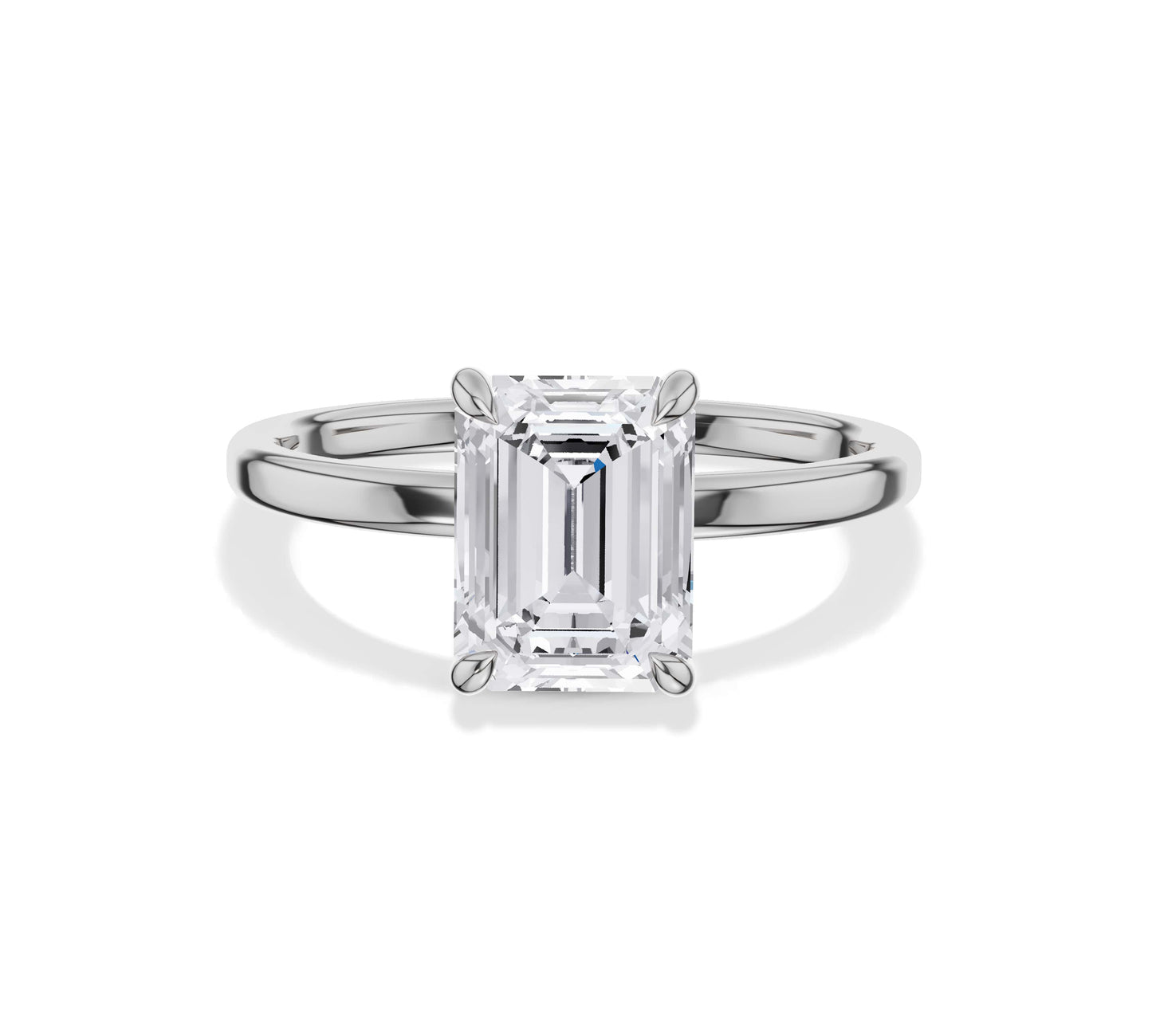 emerald cut engagement ring