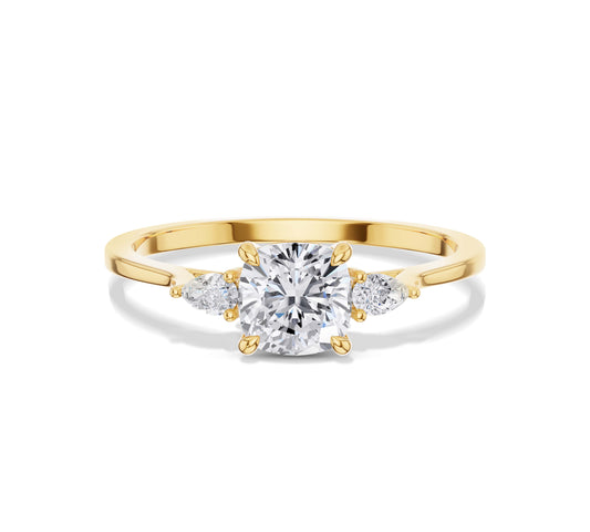 cushion cut engagement rings
