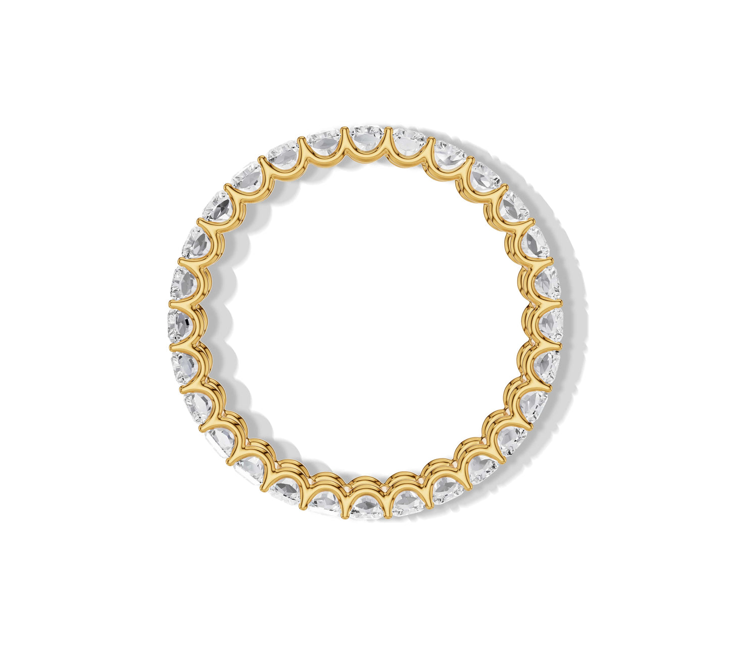 moissanite eternity band