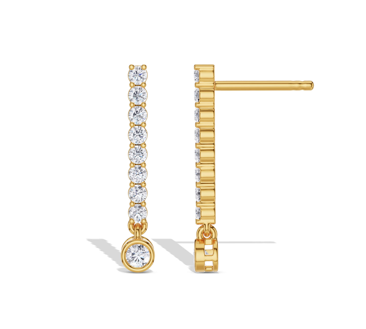 tennis bracelet earrings