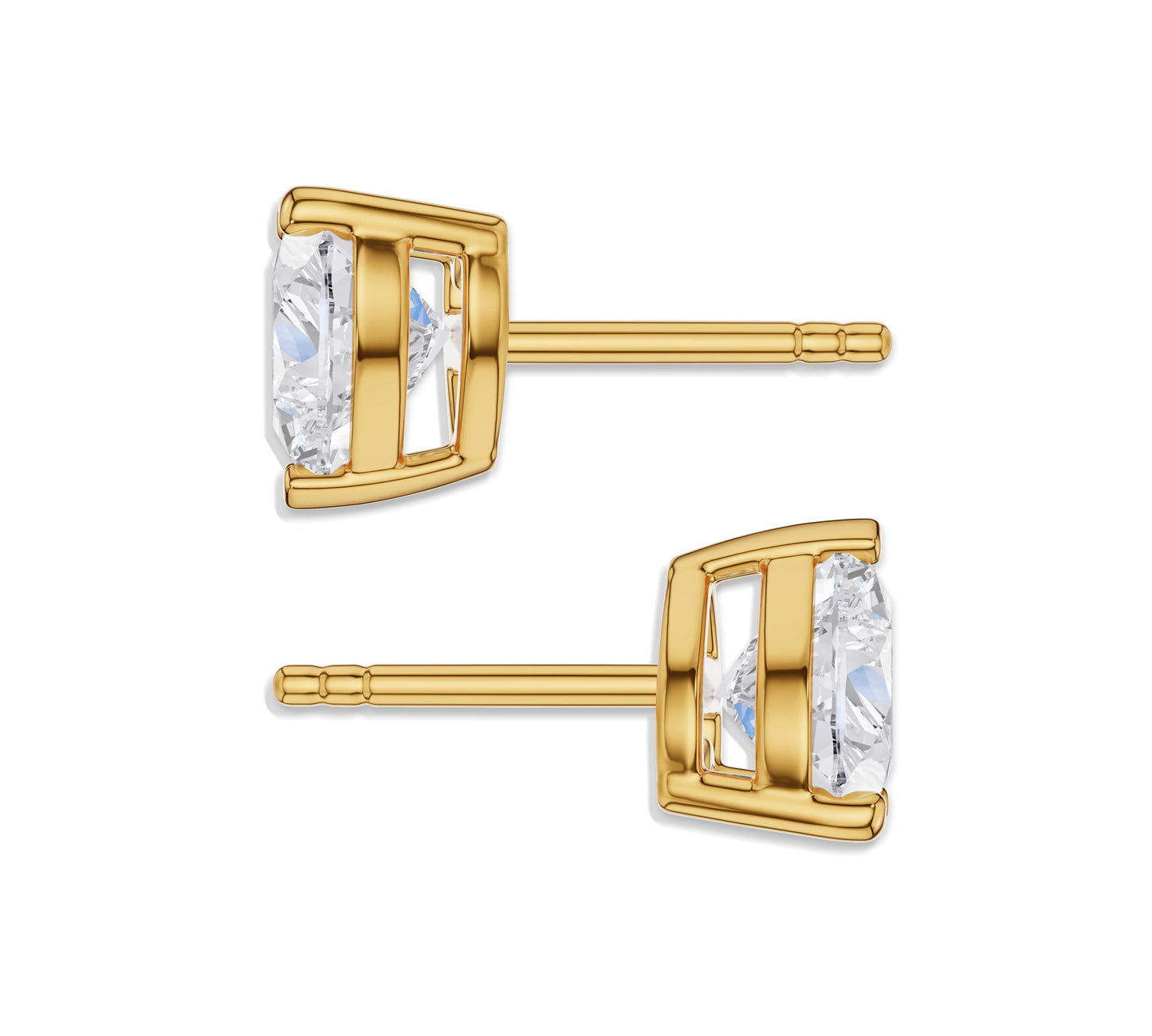 diamond heart earrings