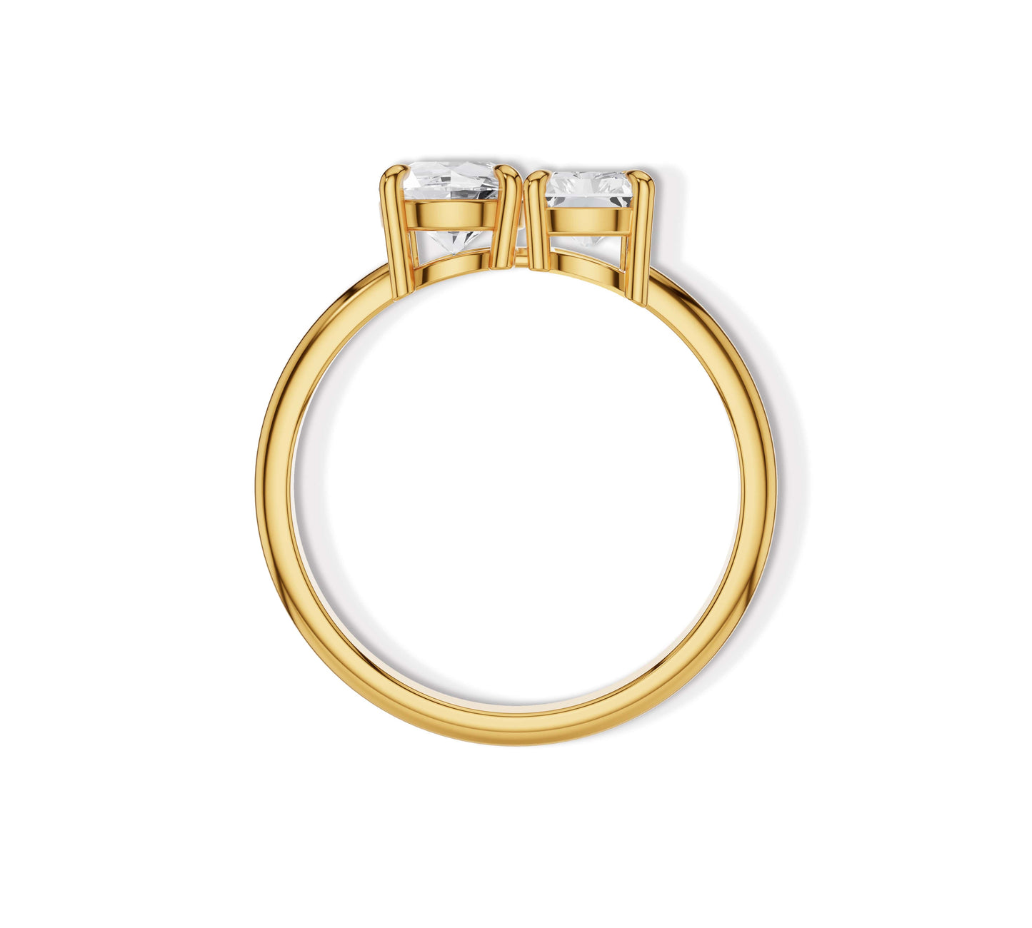 toi et moi engagement rings