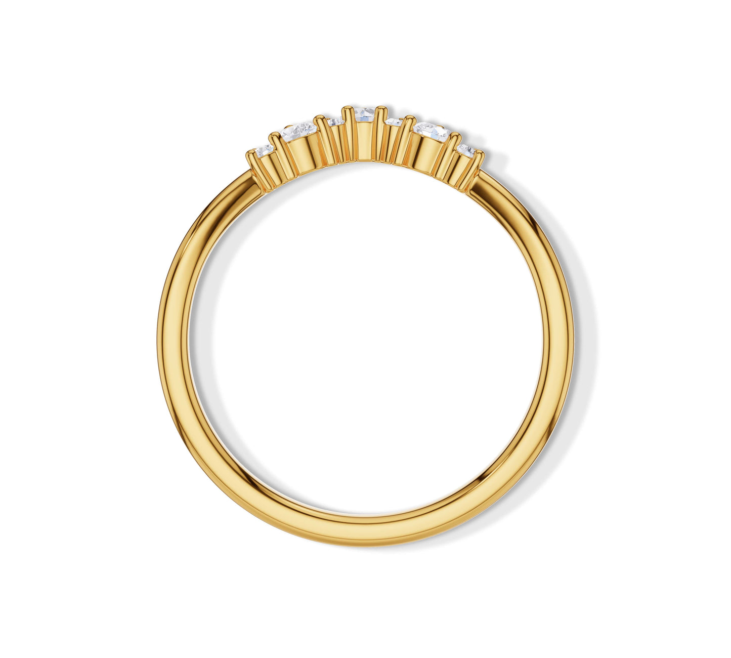 Round Diamond Wedding Ring