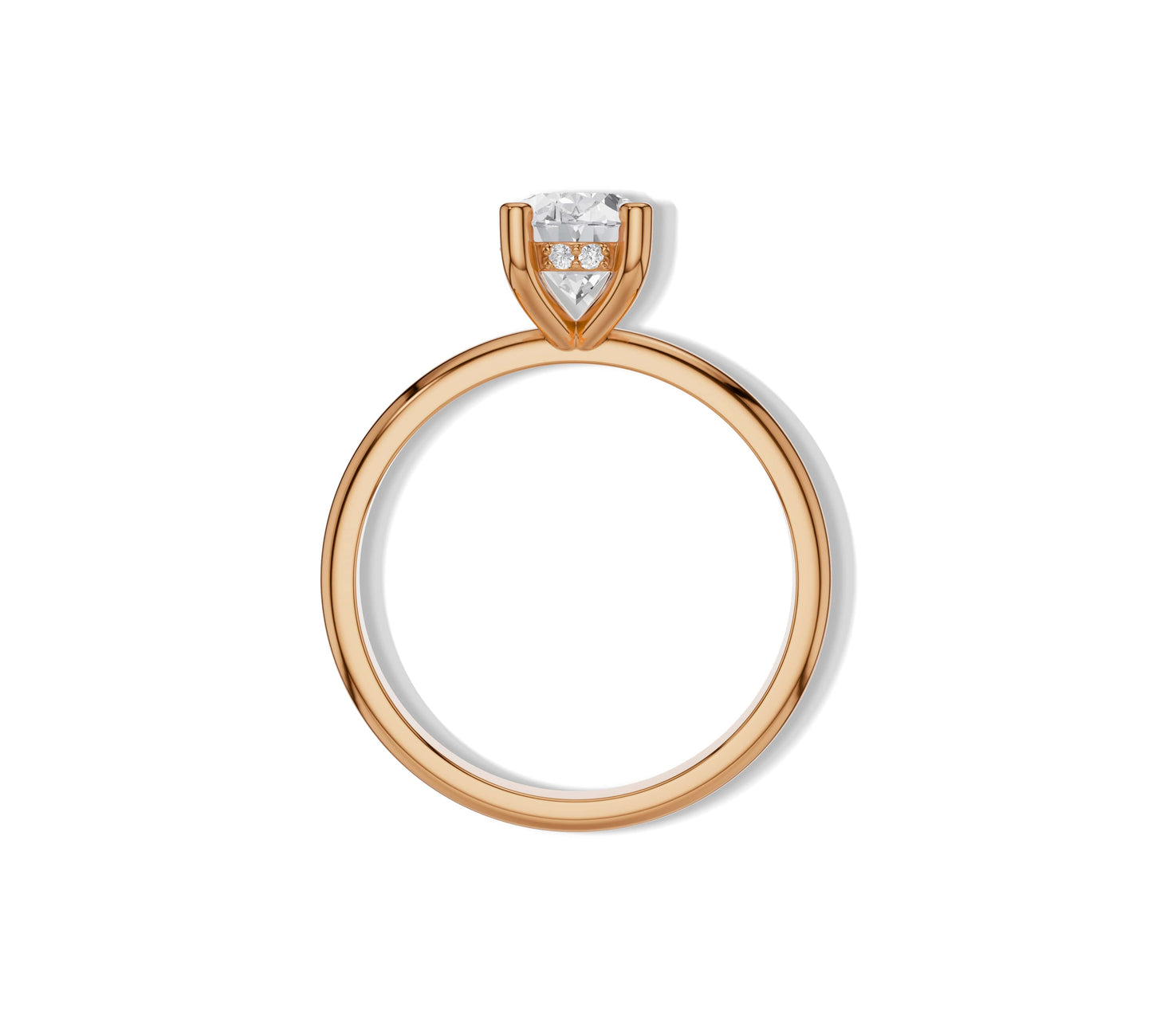 hidden halo engagement ring