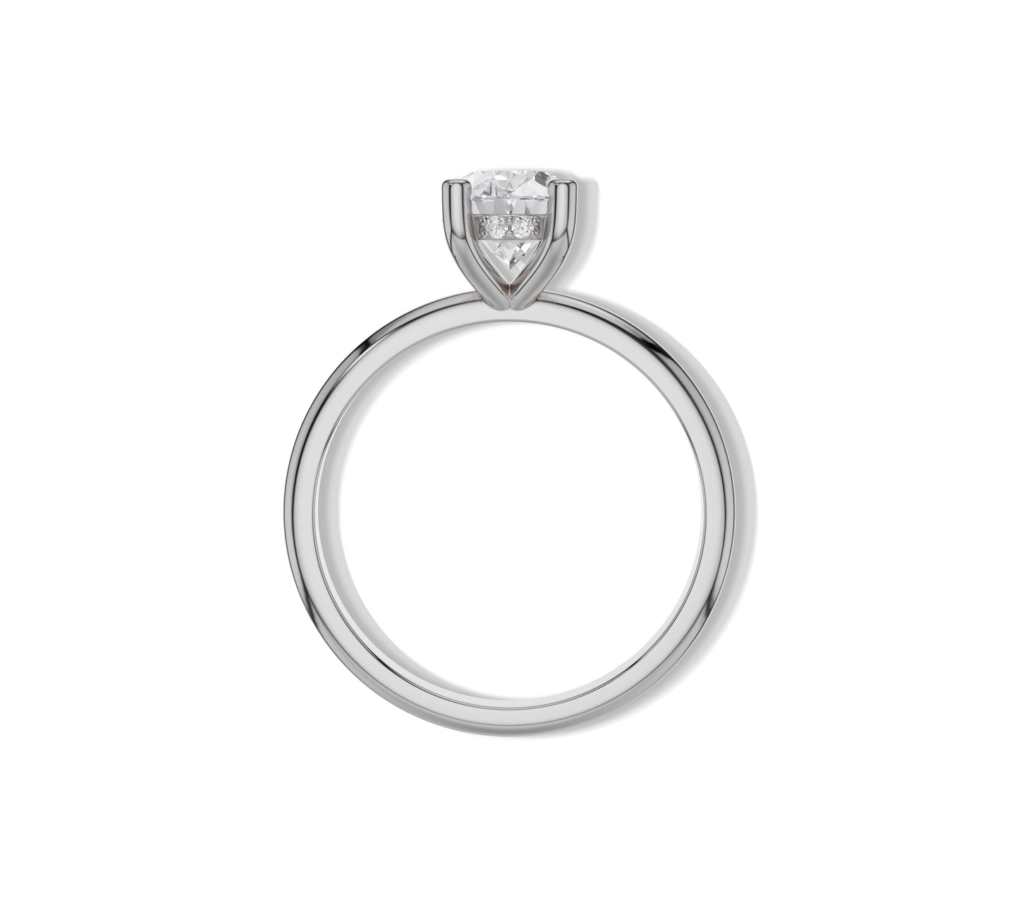 hidden halo engagaement ring