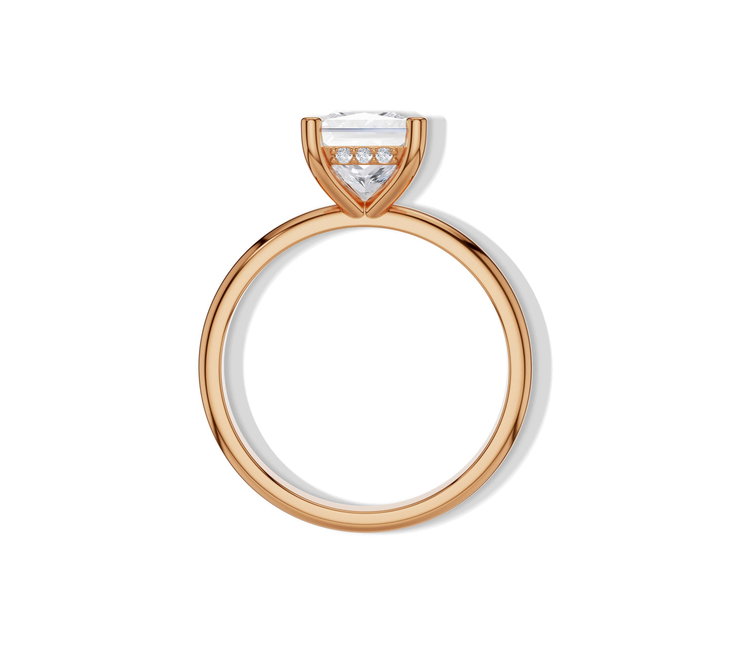 princess diamond solitaire ring