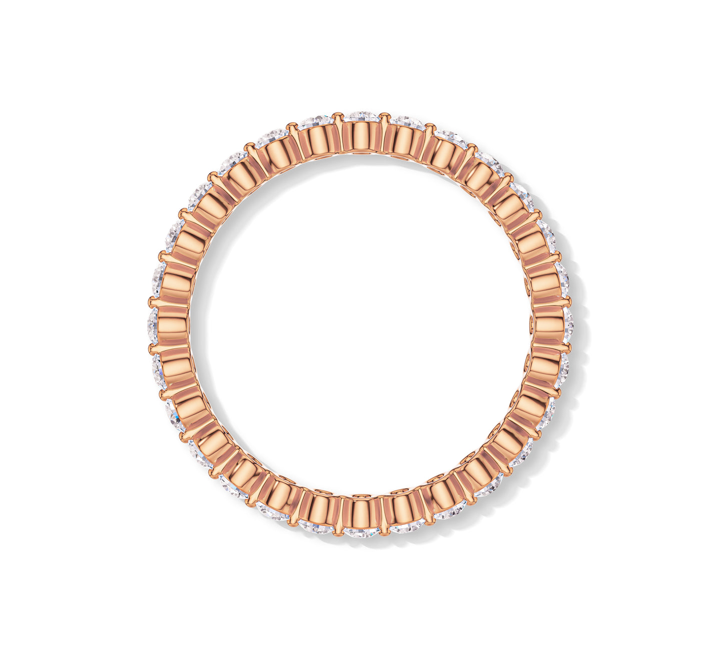 eternity ring for women rose gold