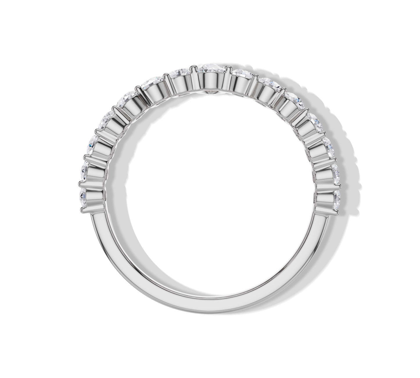 white gold wedding ring band
