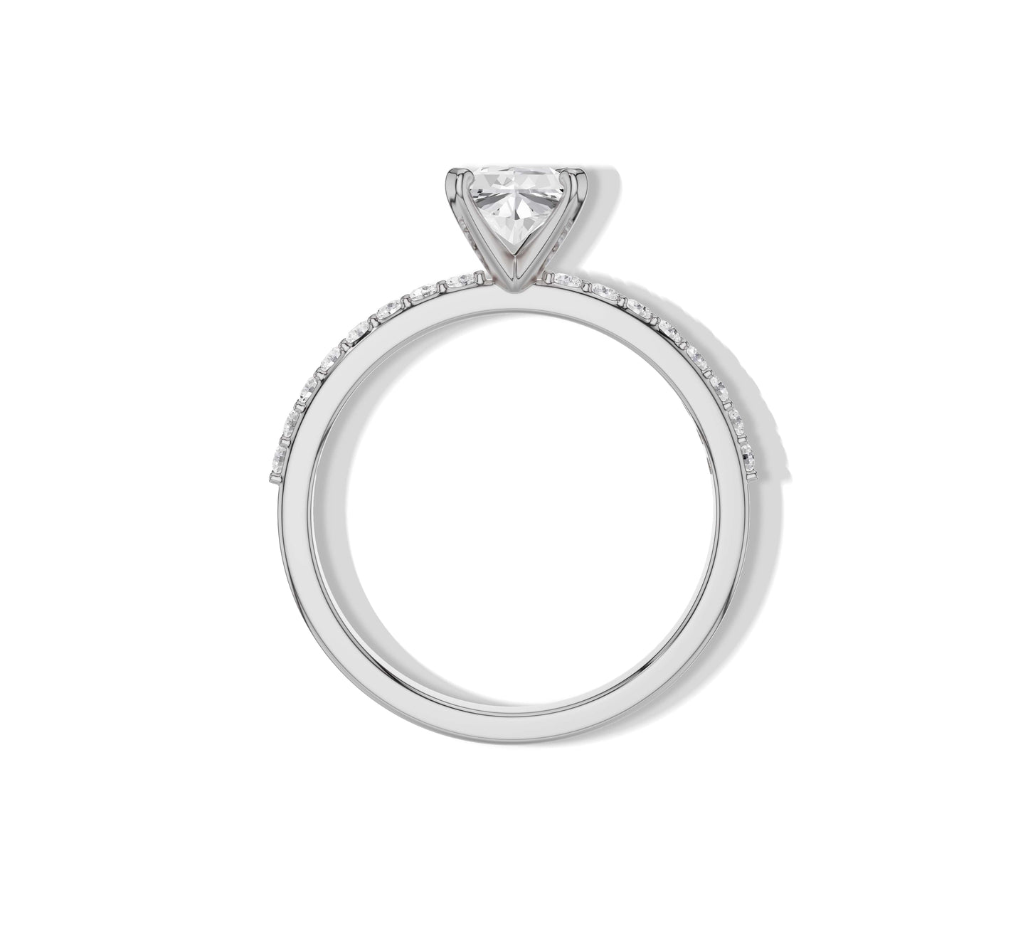 radiant cut engagment ring