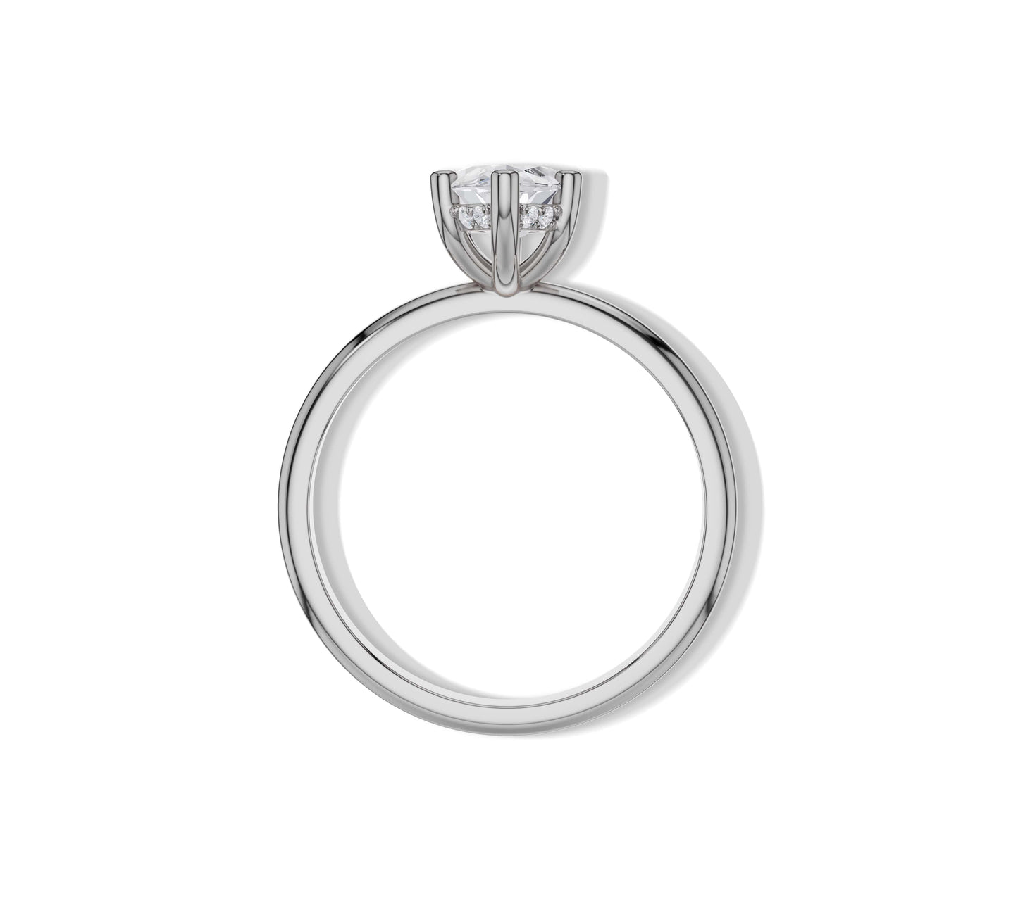 marquise engagement ring set