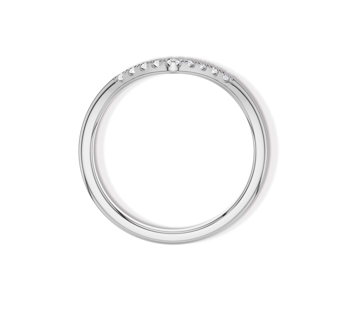 stacked wedding rings for her