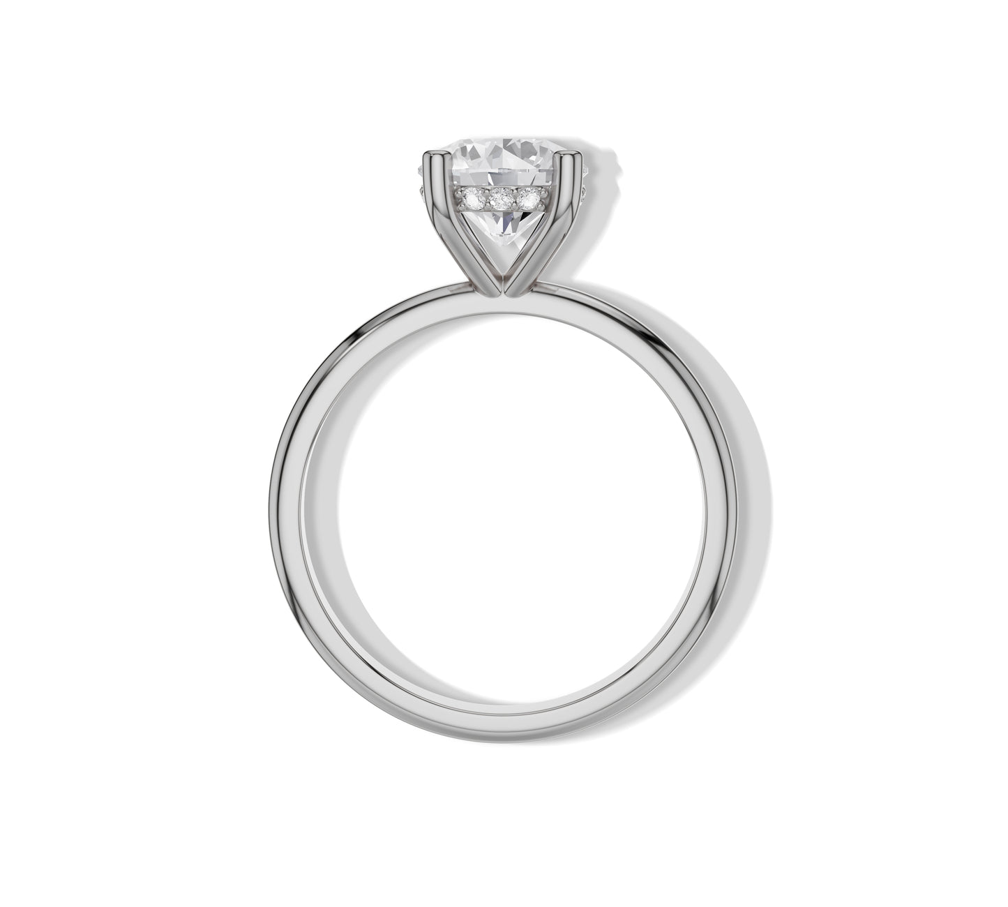 white gold engagement ring