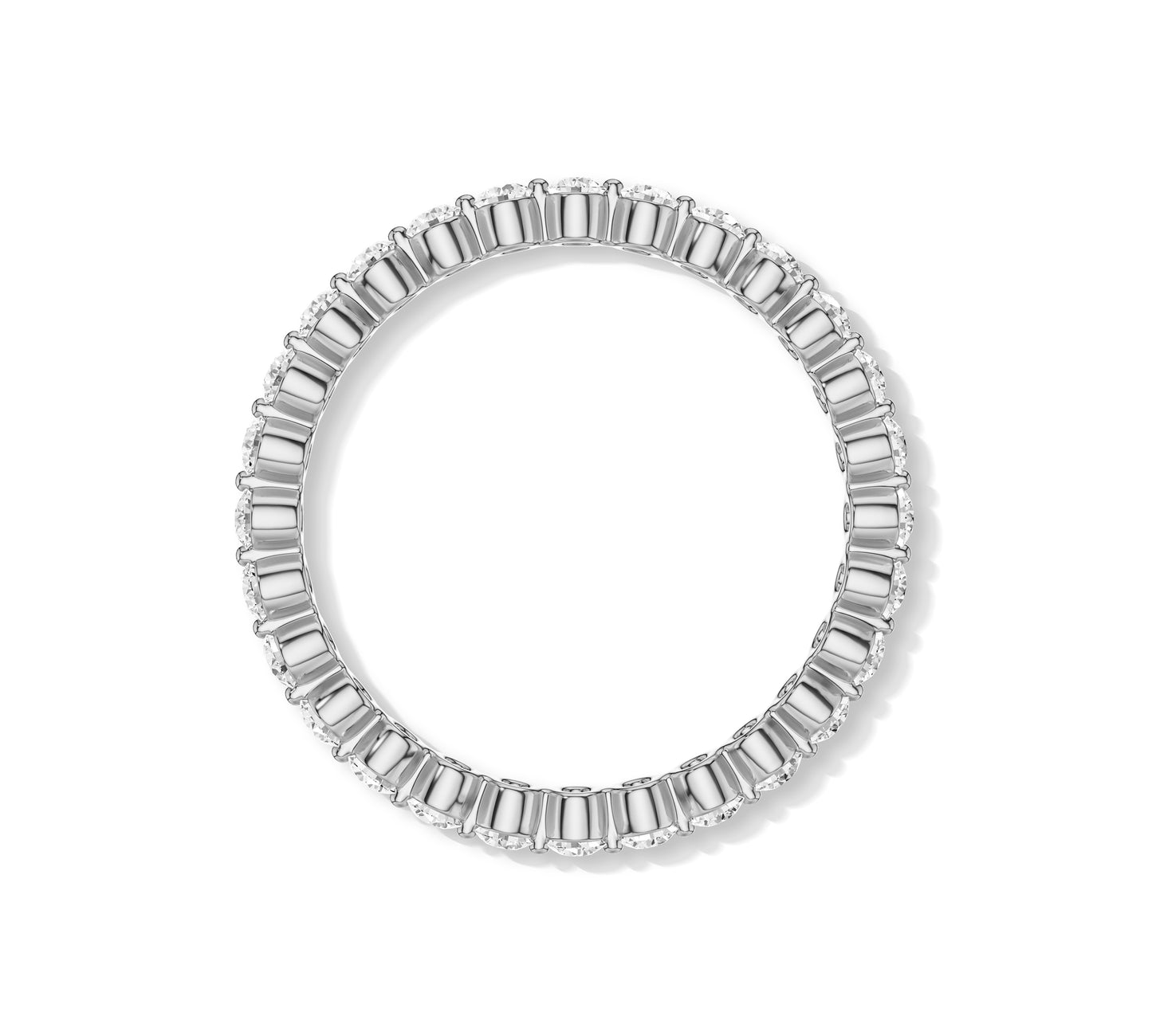 diamond wedding band white gold
