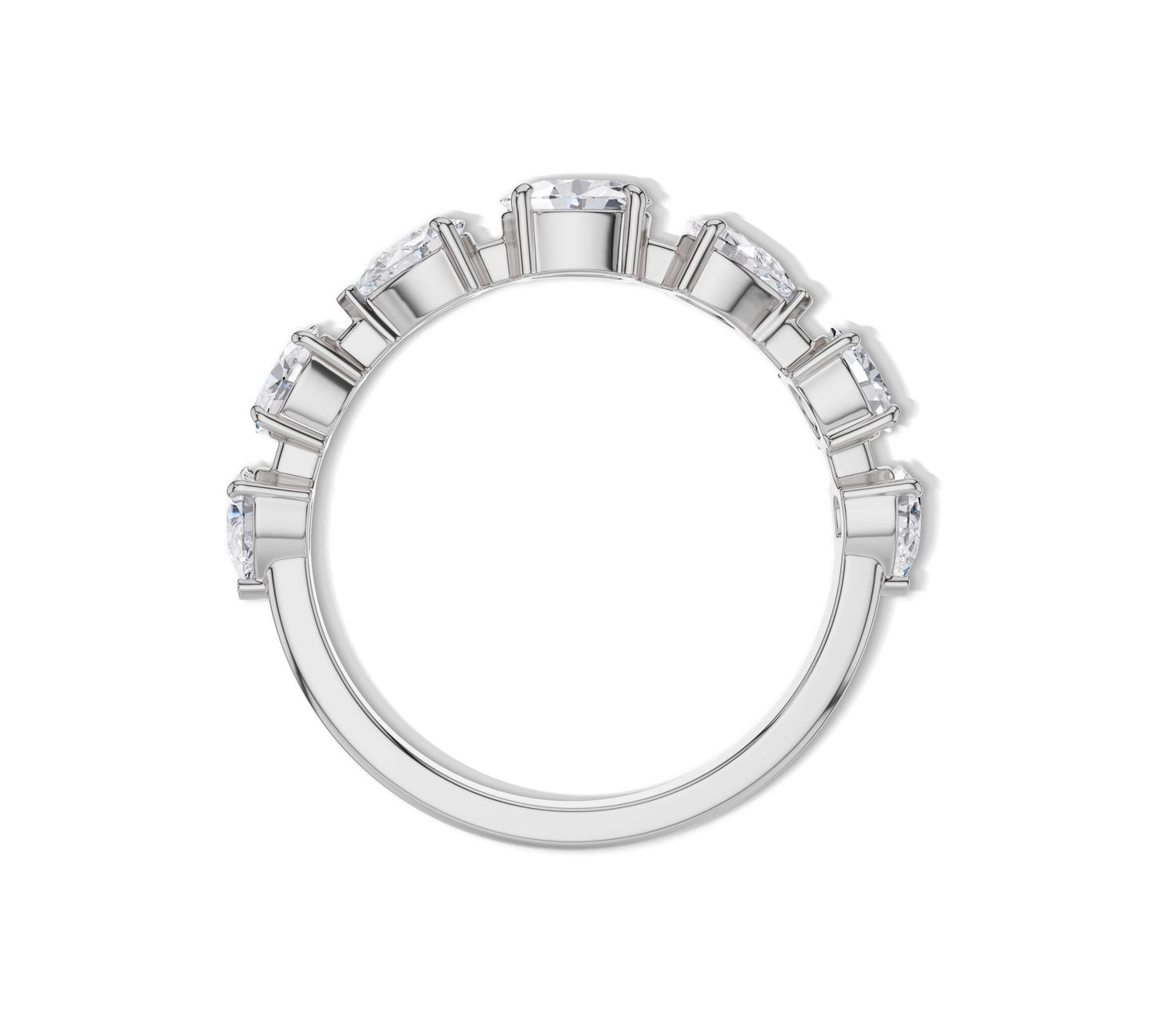 Lab grown diamond ring for anniversary or engagement