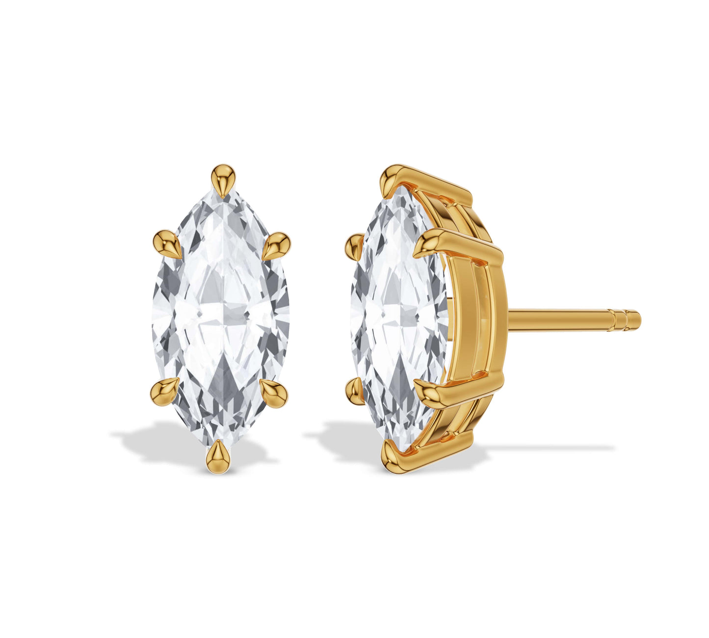 marquise diamond earrings
