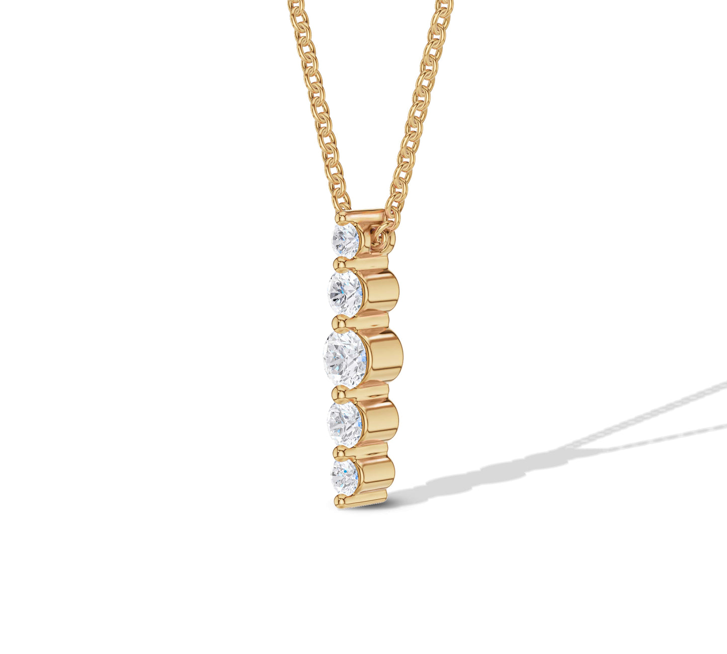 gold bar necklace