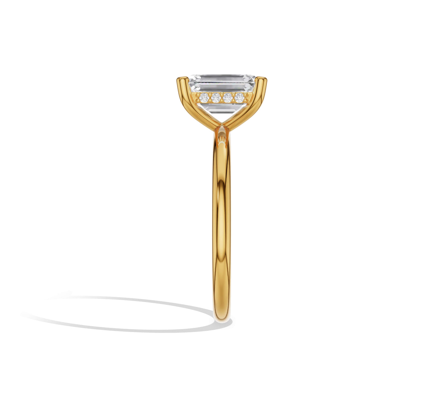 emerald cut engagement rings