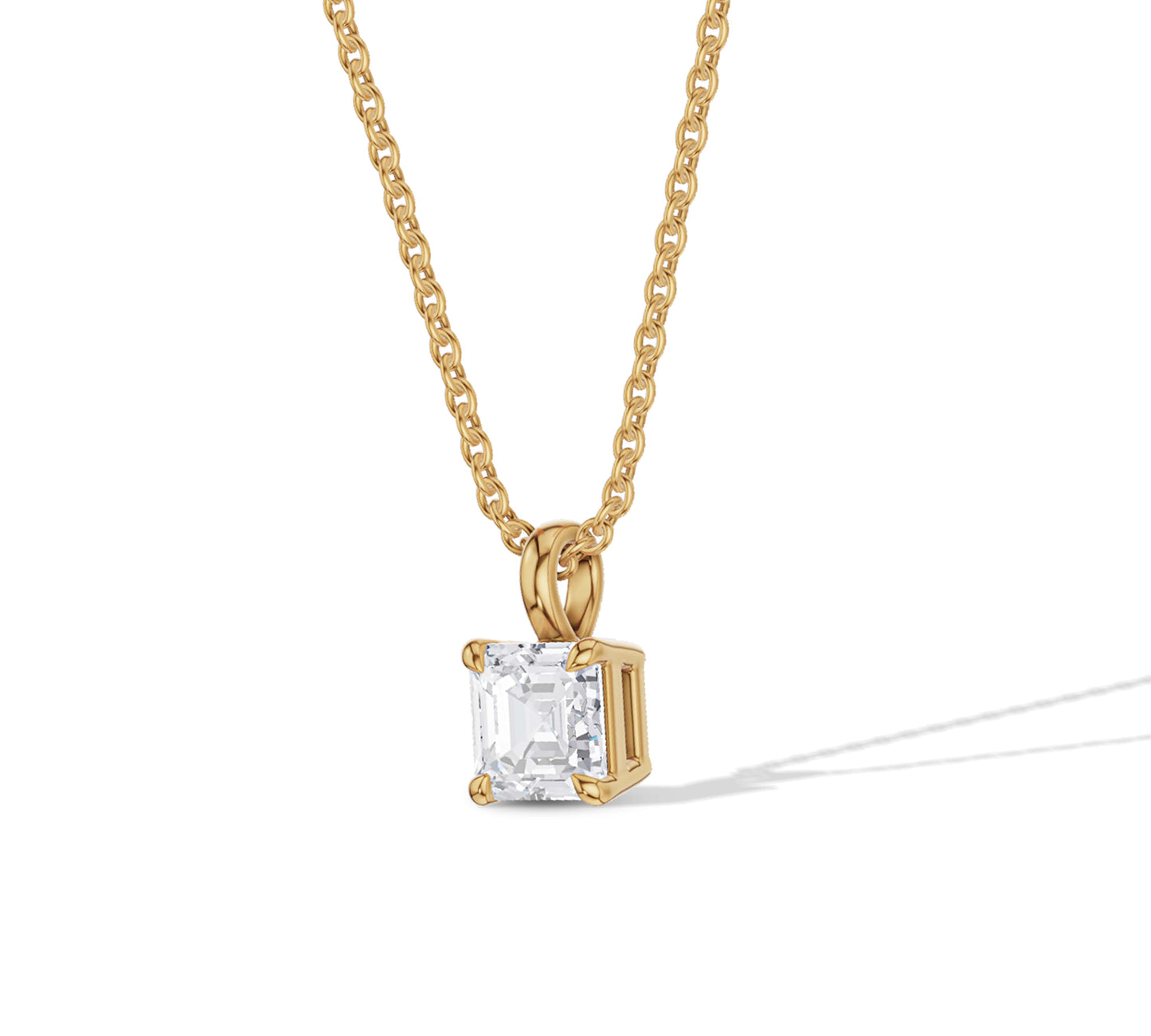 diamond solitaire necklace
