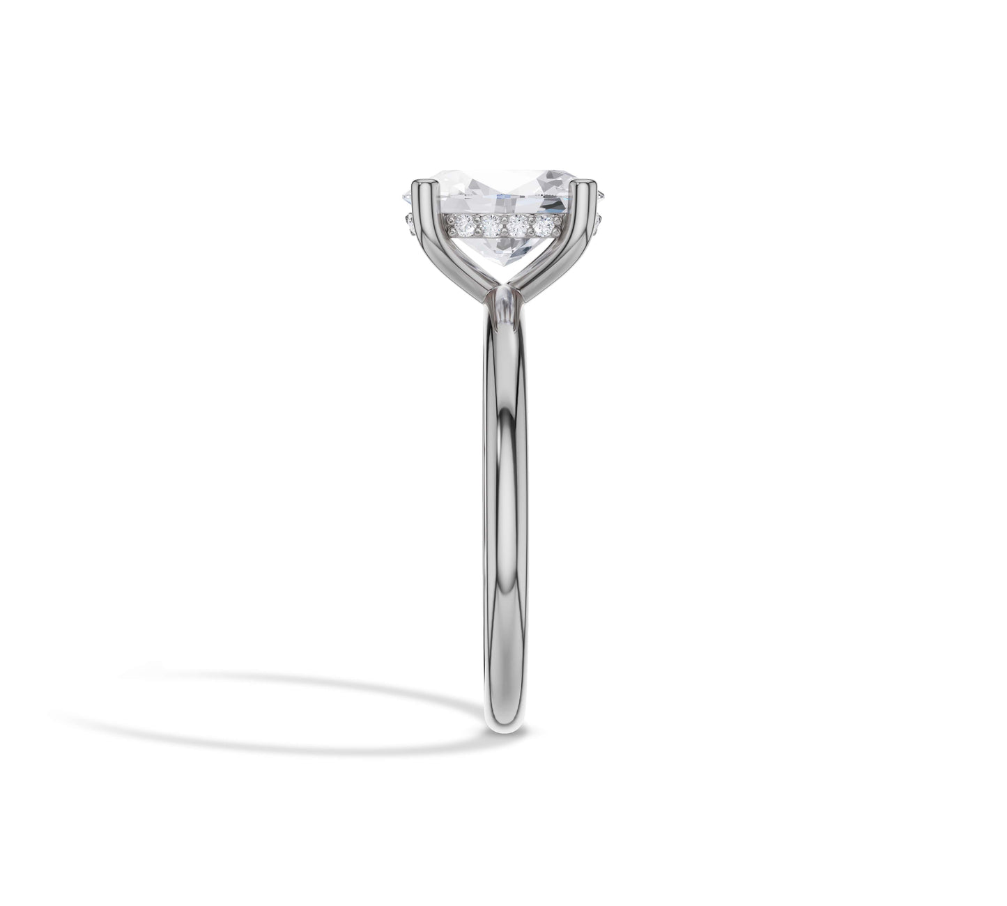 hidden halo engagement ring