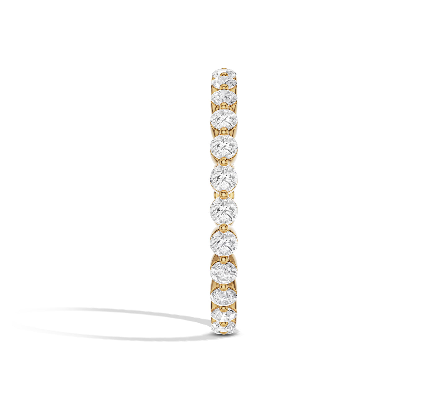 round diamond eternity band for women