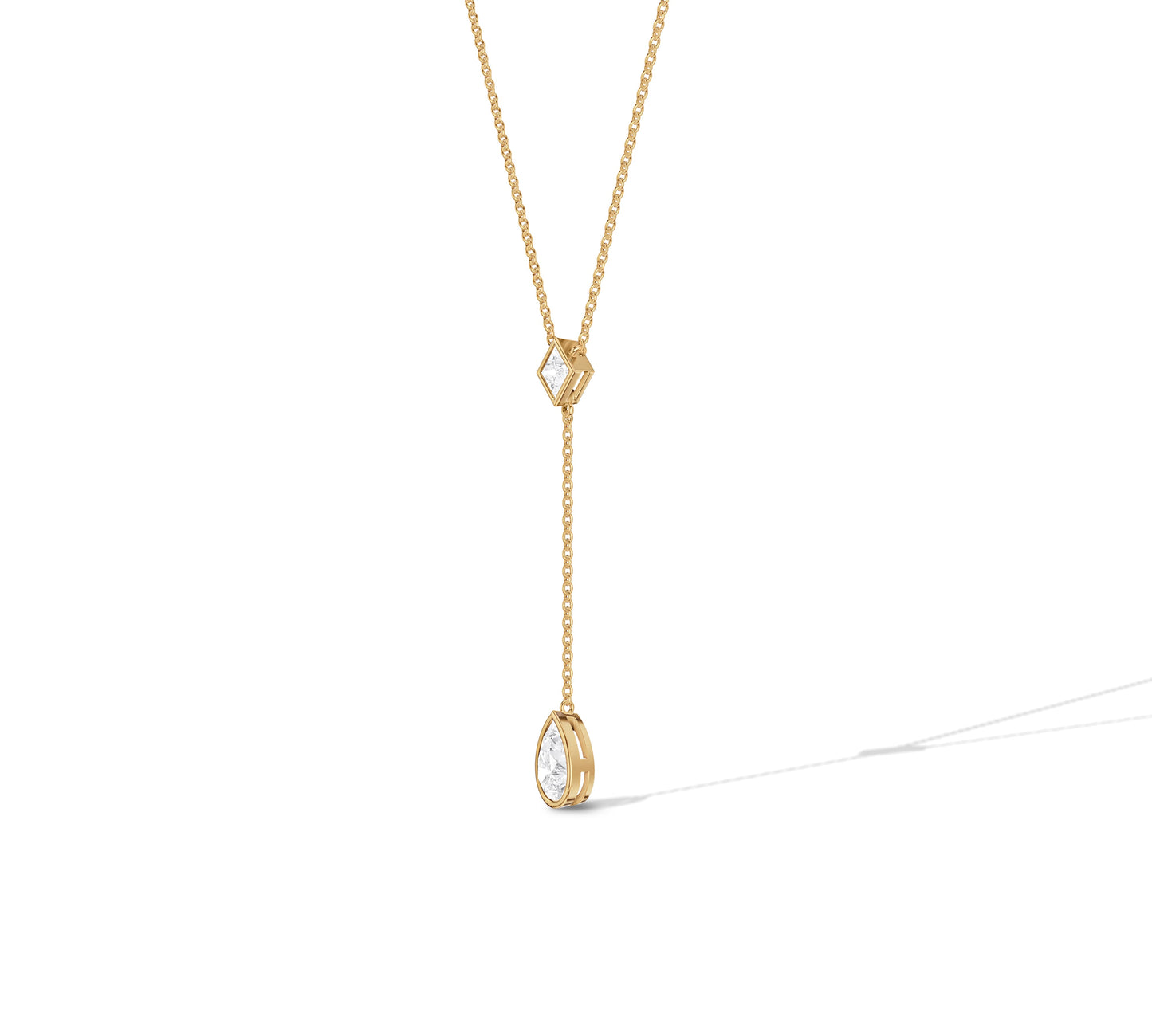 lariat necklace gold