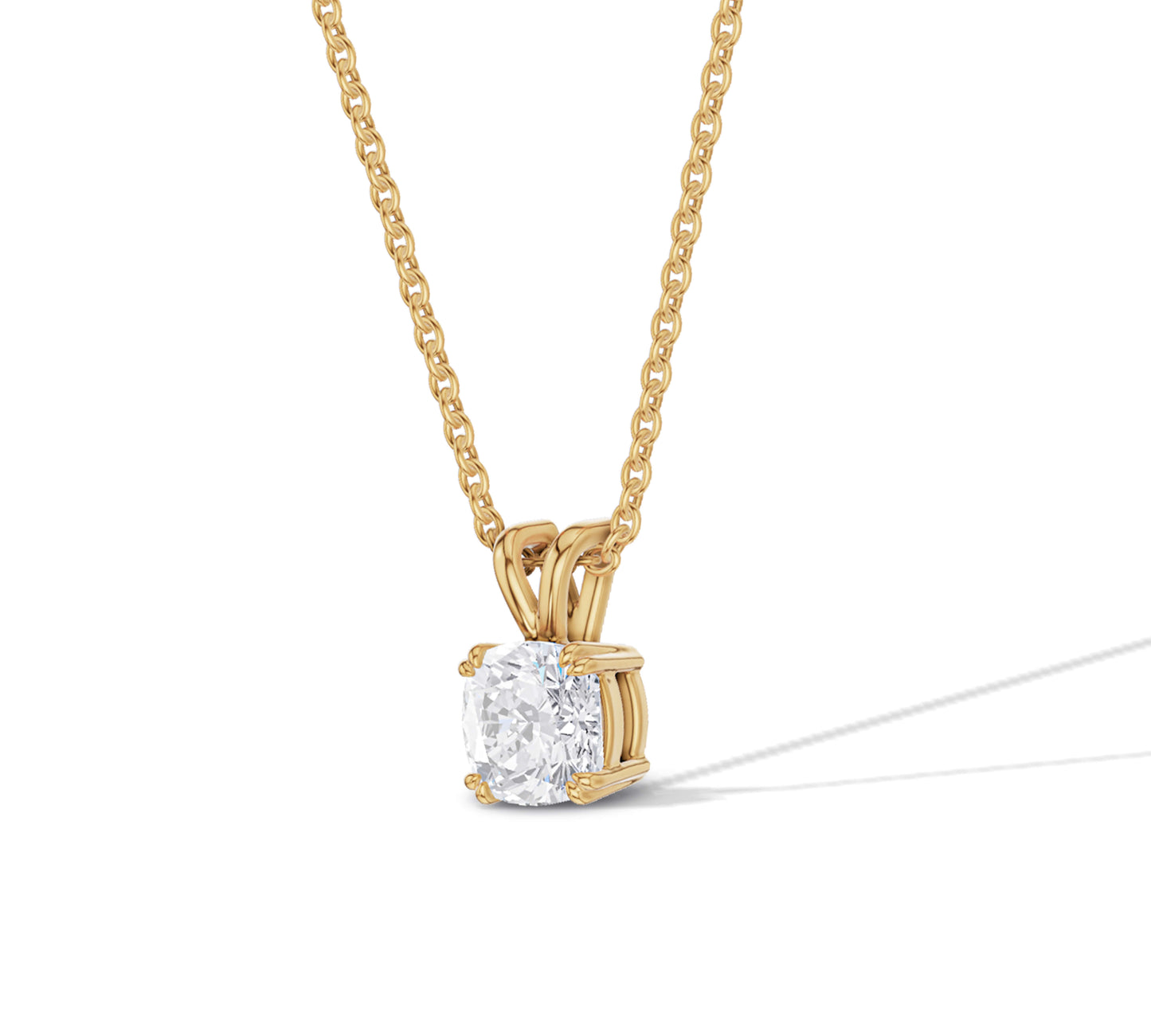 moissanite diamond necklace for women
