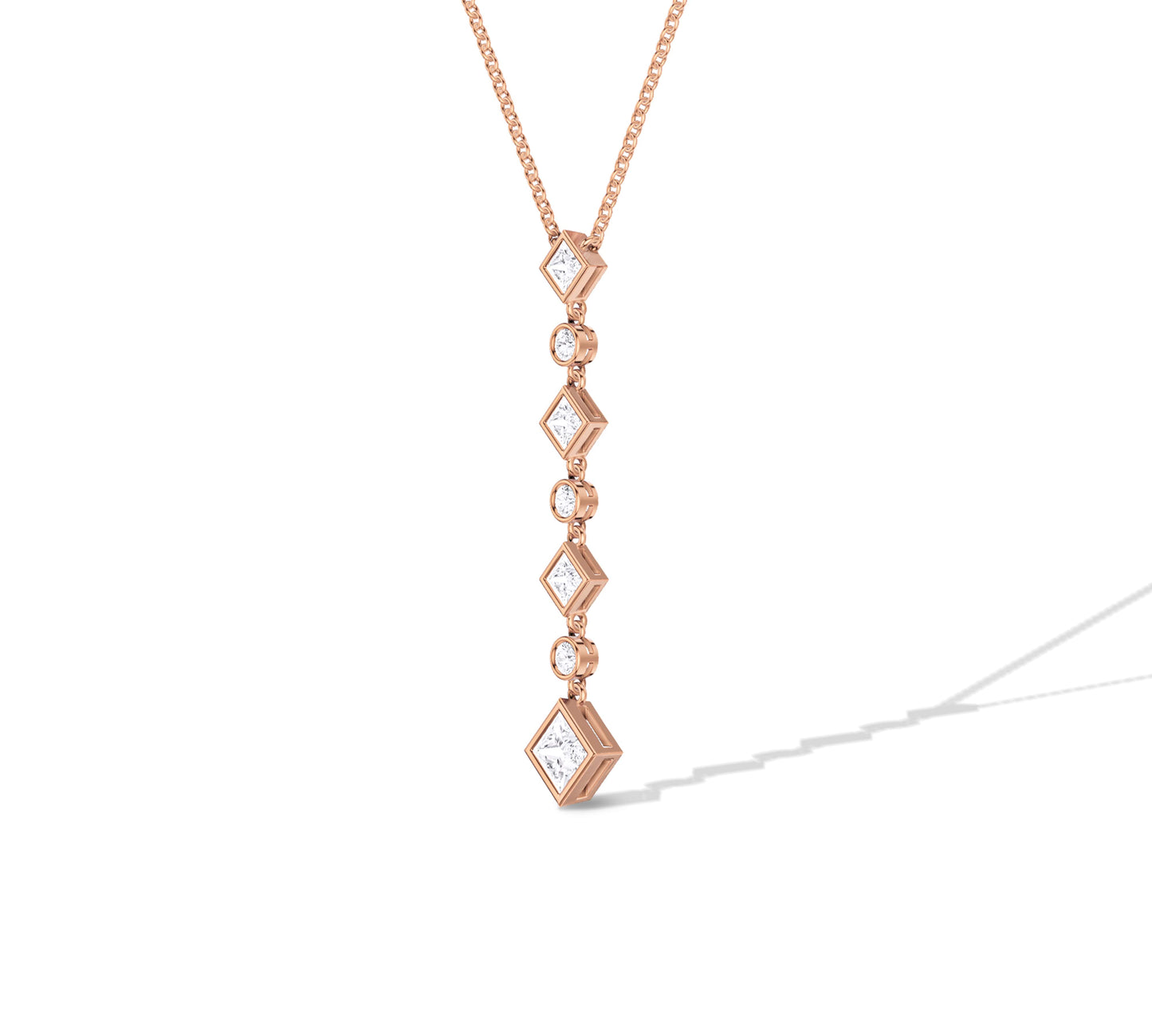 gold necklace pendant with princess