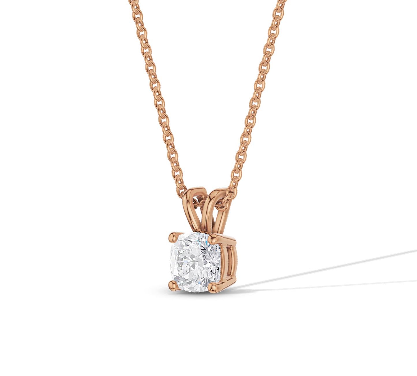 solitaire diamond necklace pendant