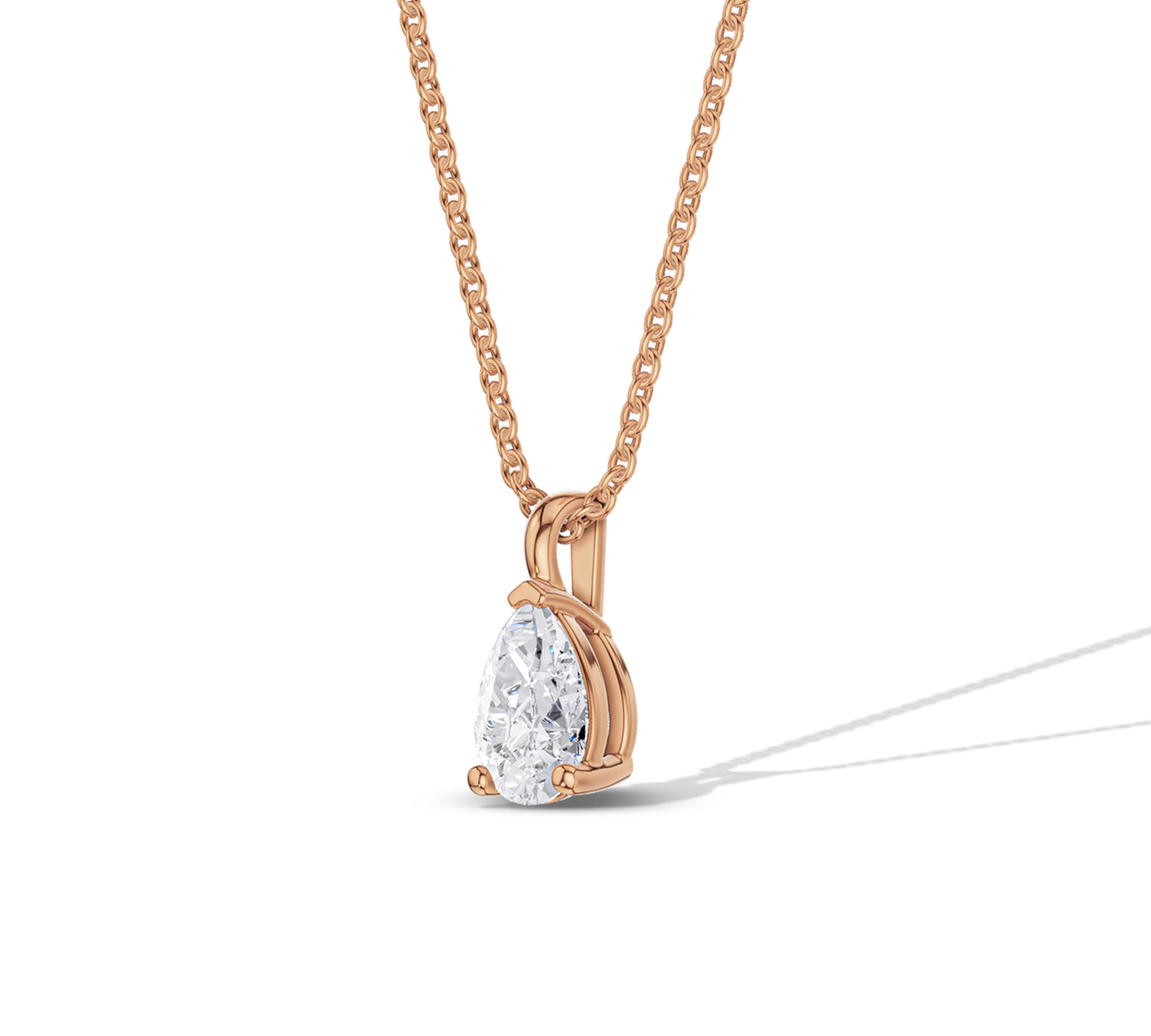 pear diamond pendants