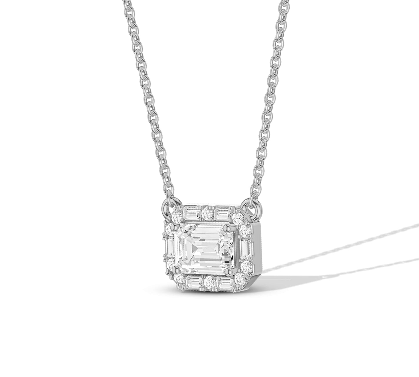 Luxury pendant on dainty gold chain