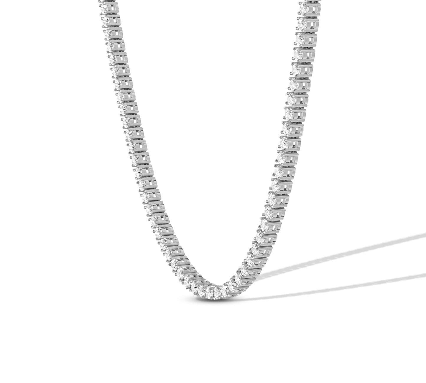 white gold tennis necklaces