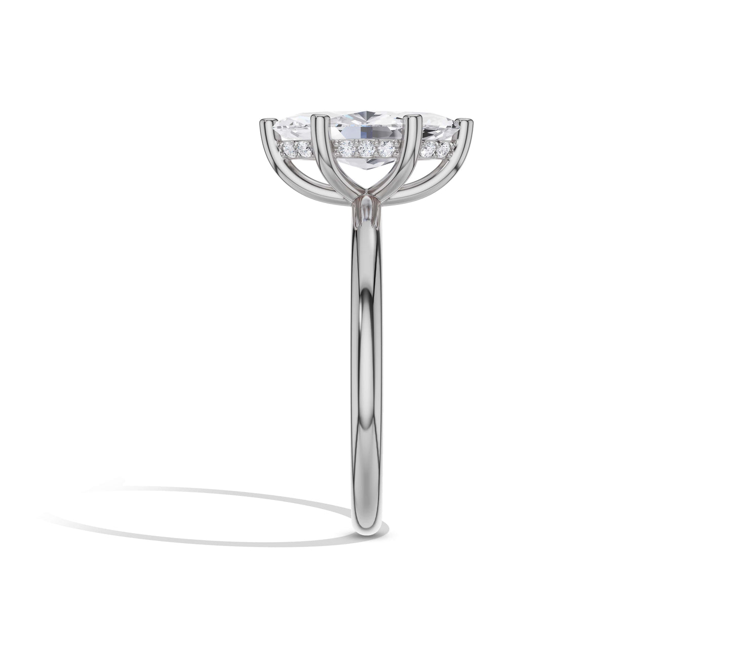marquise shaped diamond engagement rings