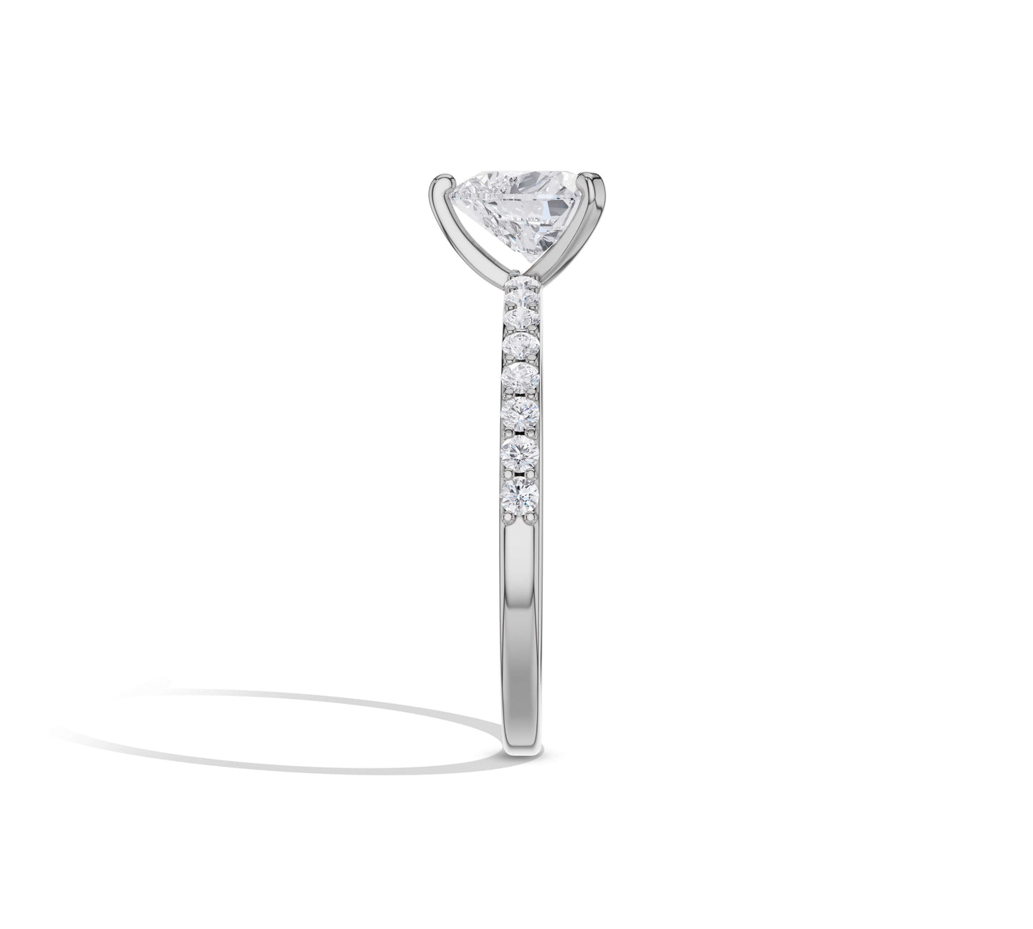 heart shape diamond ring